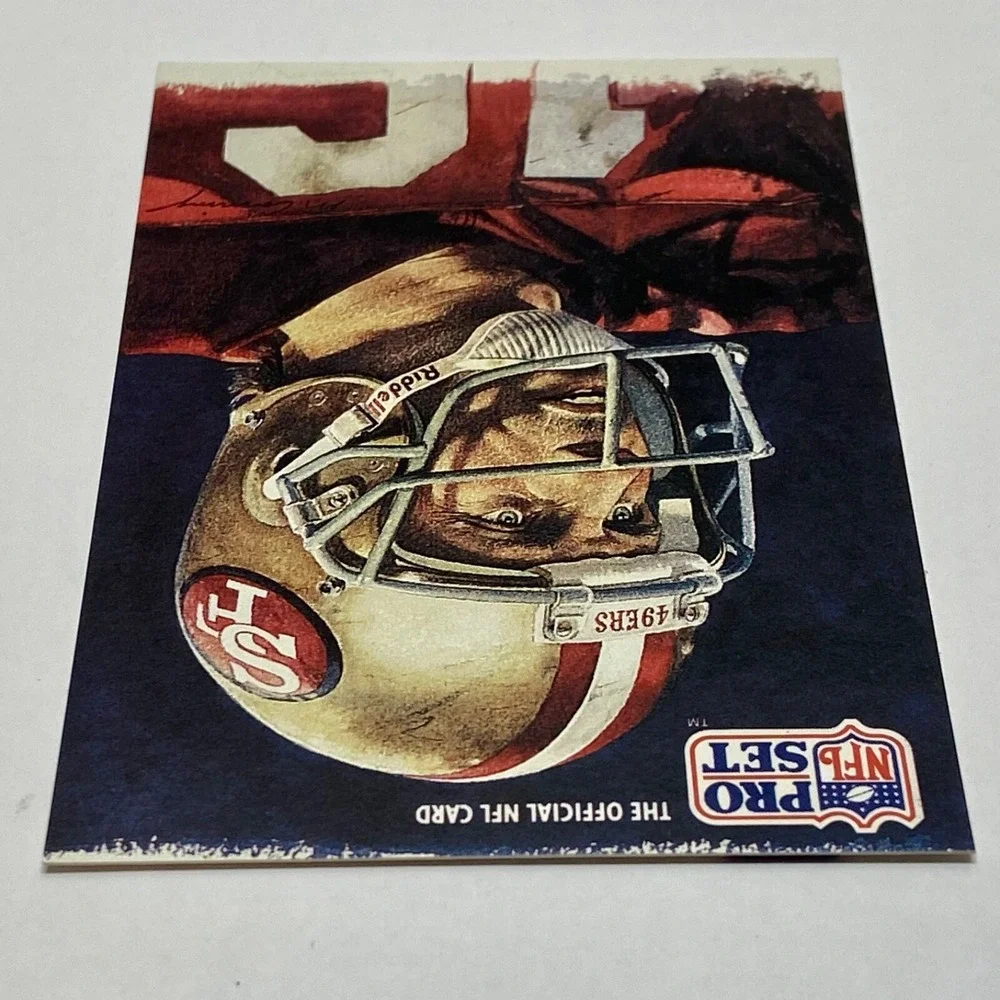 1991 Pro Set Joe Montana Quarterback 49ERS All NFC Team Official‎ NFL Card #387